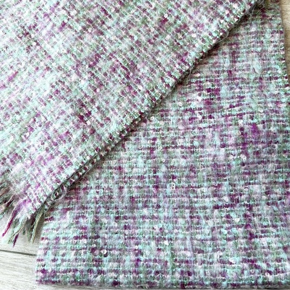 Guillaume De Mons Paris Wool Blend Scarf Made in France - Picture 6 of 8